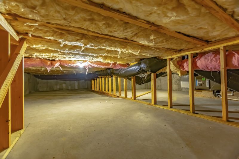 Crawlspace Vapor Barrier Installation